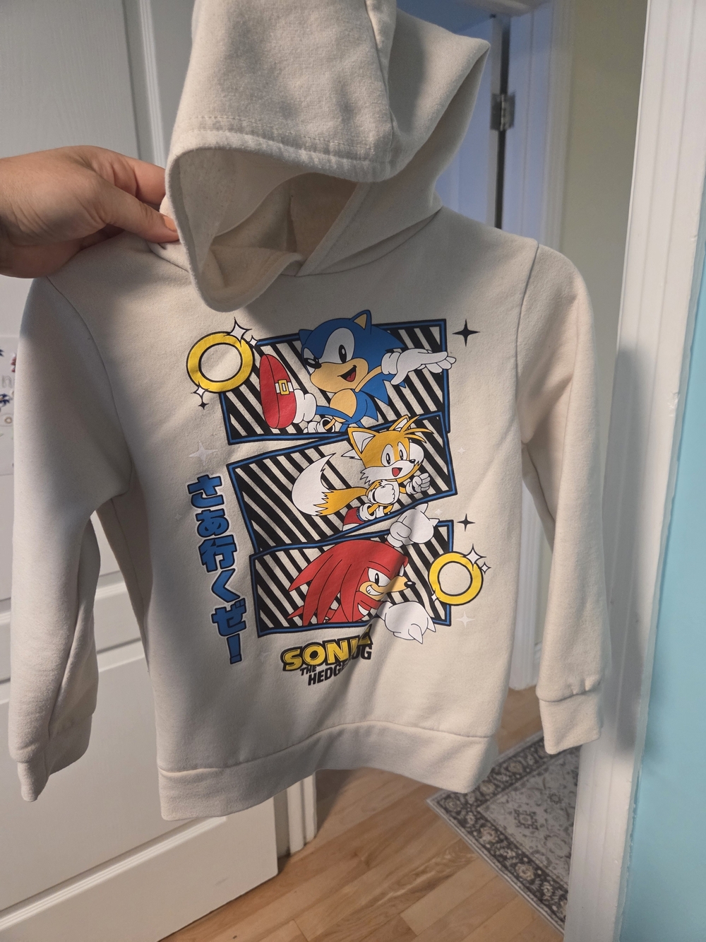 Sonic the Hedgehog Cream Graphic Hoodie for Kids